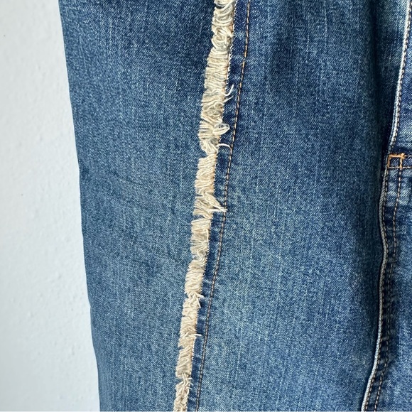 JOUER AUX ECHECS Denim front slit long skirt size 4 - Picture 6 of 13